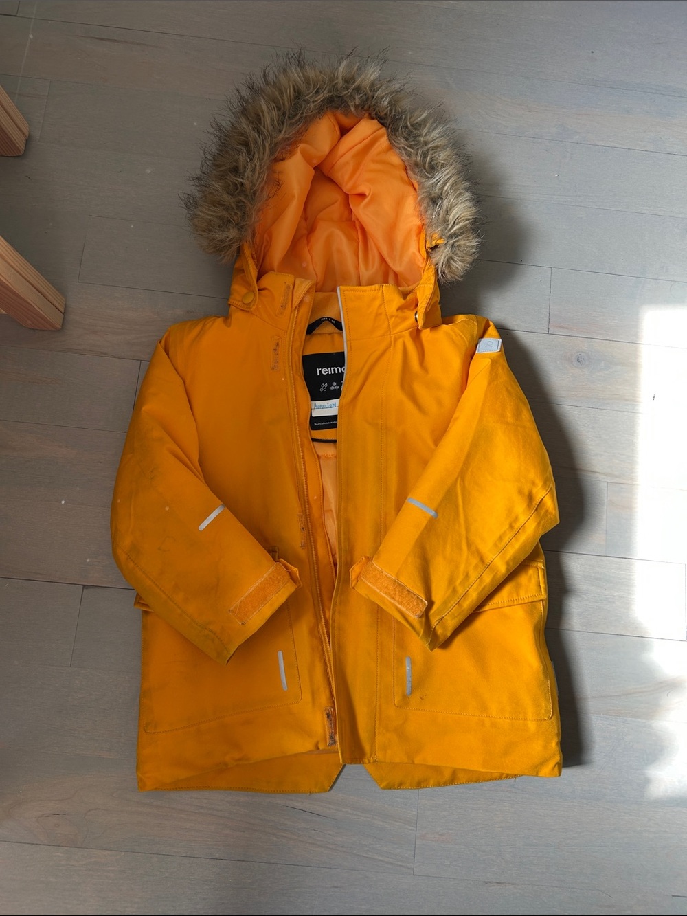 Yellow Mutka Reimatec Winter Jacket - Toddler's